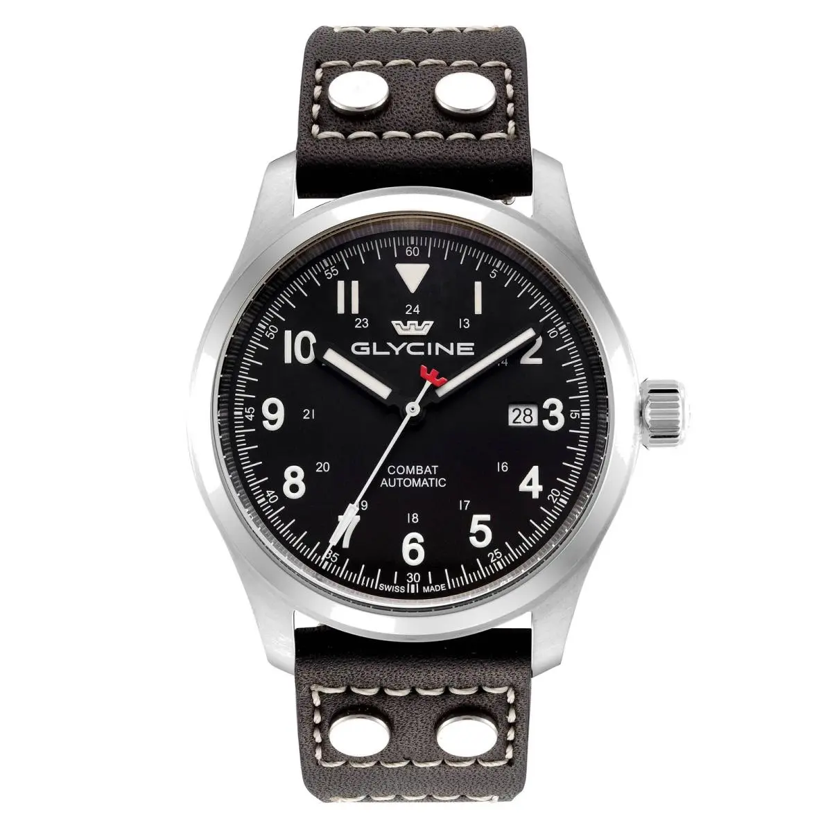 Glycine Combat Field Automatic Black Dial Men`s Watch GL0573