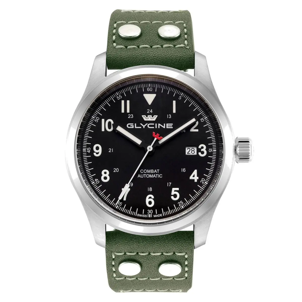 Glycine Combat Field Automatic Black Dial Men`s Watch GL0570