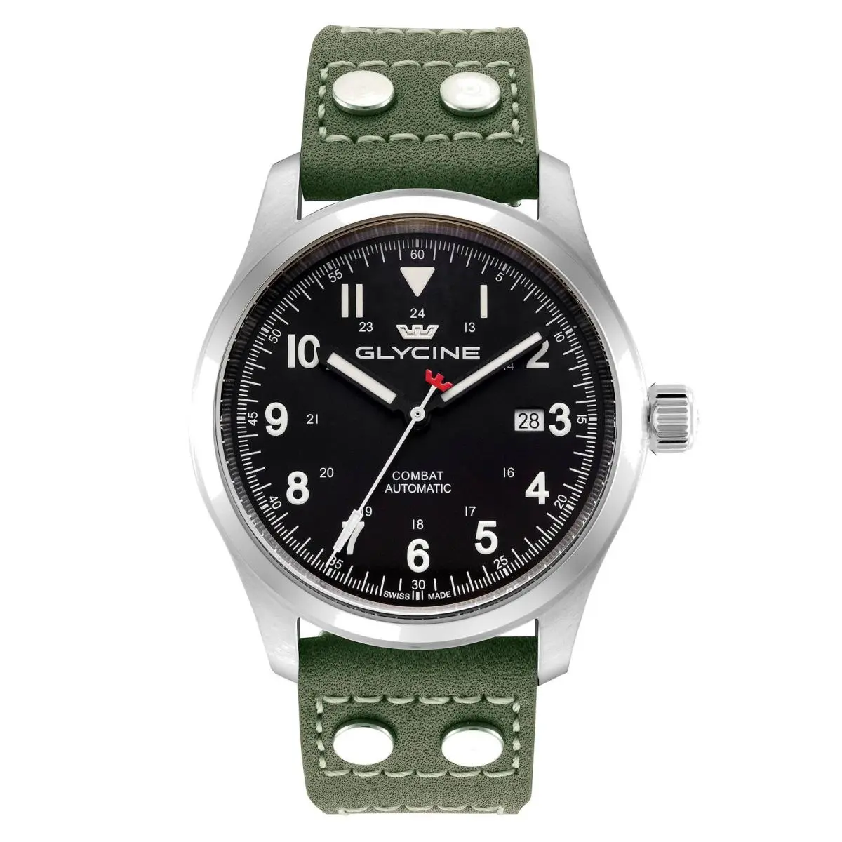 Glycine Combat Field Automatic Black Dial Men`s Watch GL0584