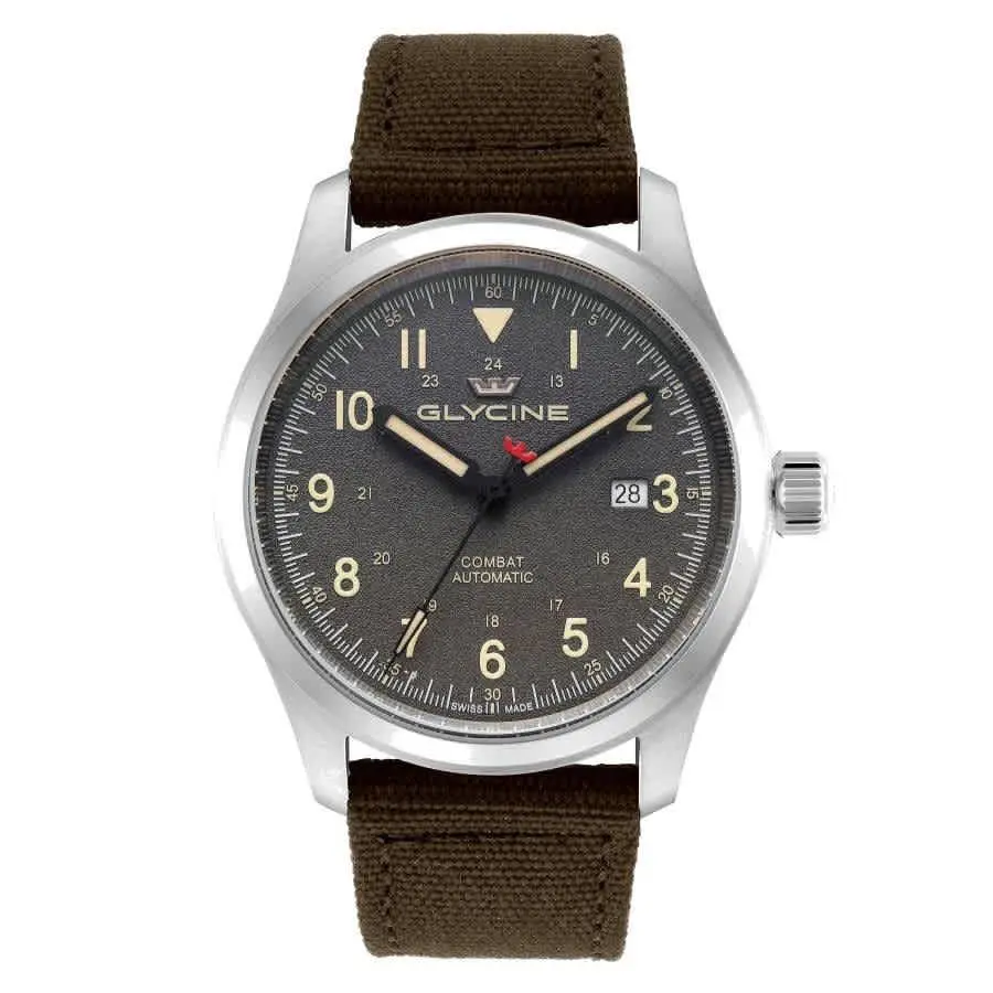 Glycine Combat Field Automatic Grey Dial Men`s Watch GL0563