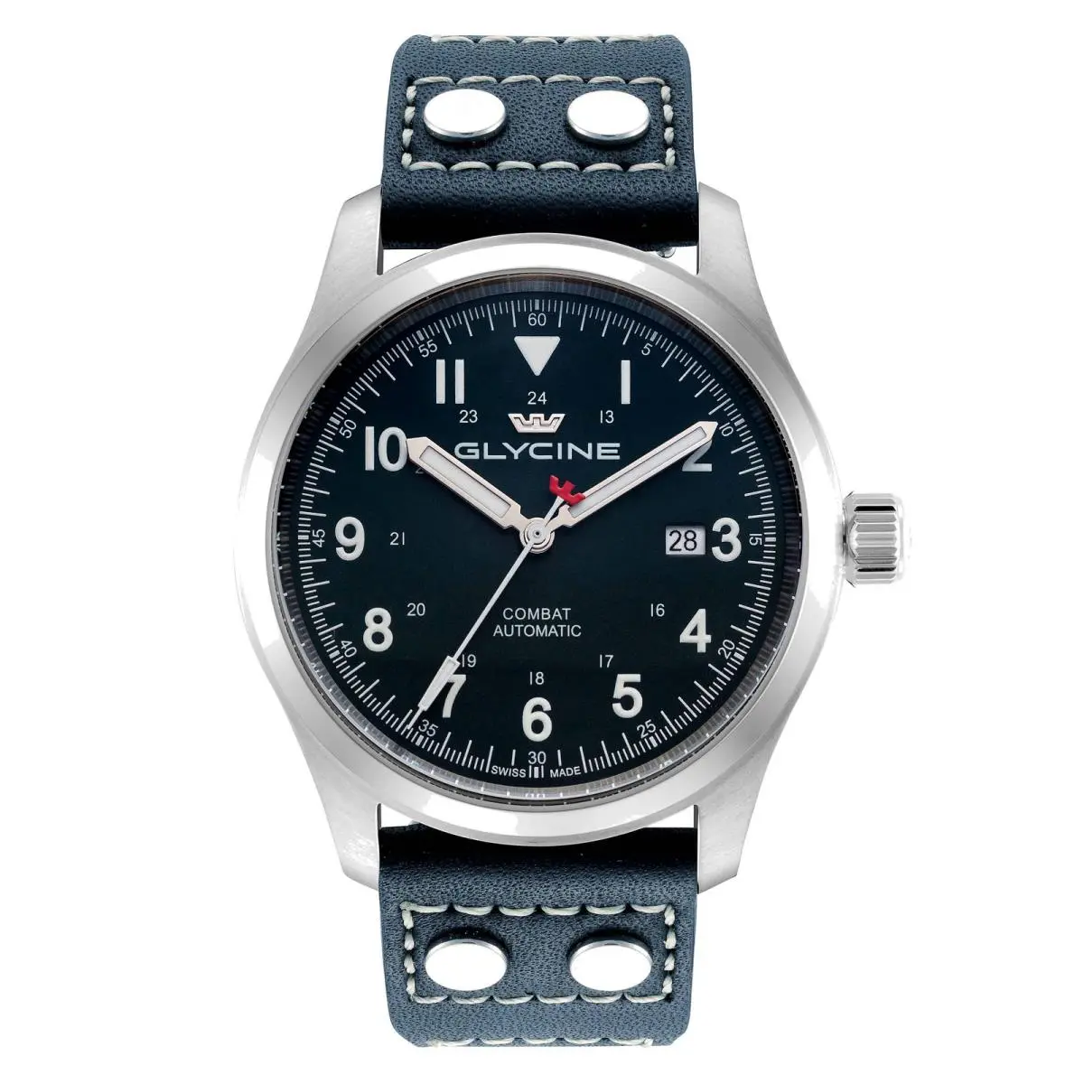 Glycine Combat Field Automatic Blue Dial Men`s Watch GL0568