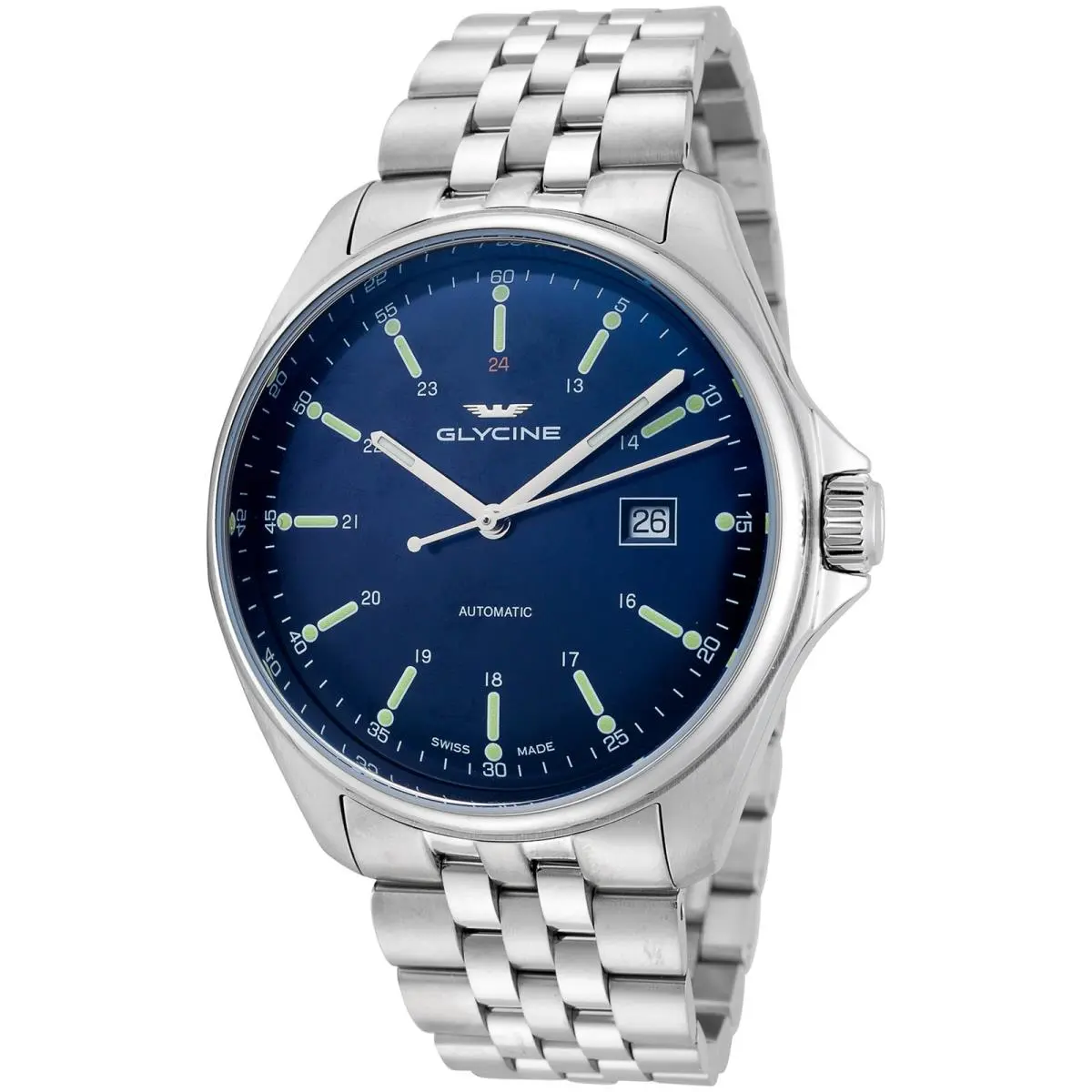 Men`s Combat 6 Classic 43mm Automatic Watch GL0102 by Glycine