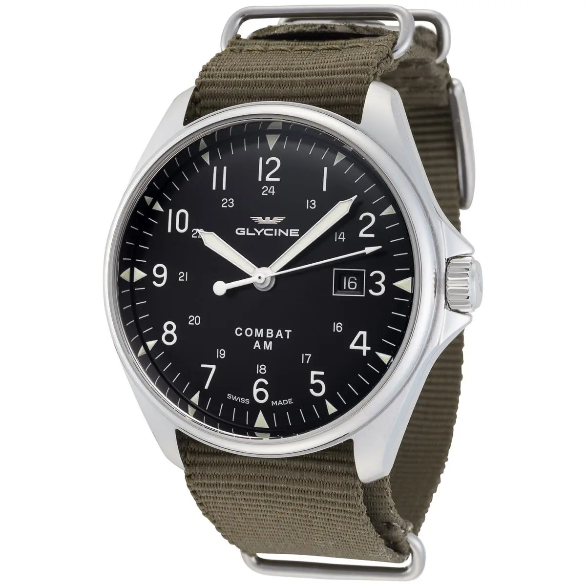 Glycine Men`s Combat 6 Vintage 43mm Automatic Watch GL0122
