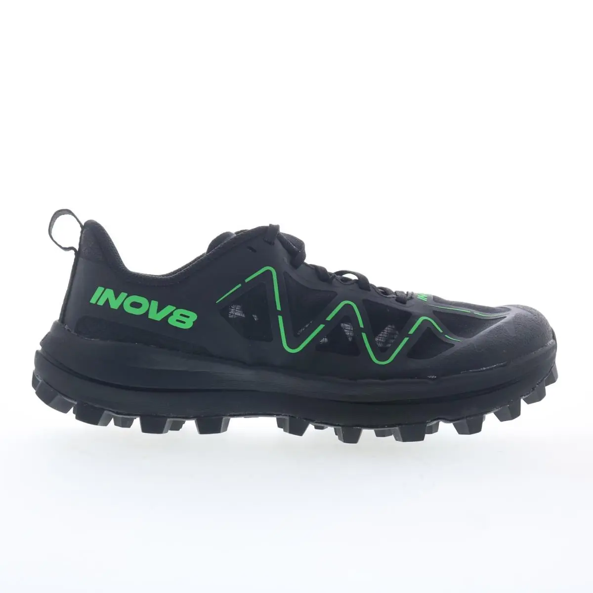 Inov-8 Mudtalon Zero 001475-BKGN Womens Black Narrow Athletic Hiking Shoes