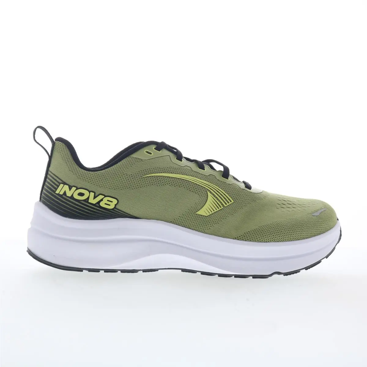 Inov-8 Roadfly Max 001478-LNBK Mens Green Synthetic Athletic Running Shoes 10.5