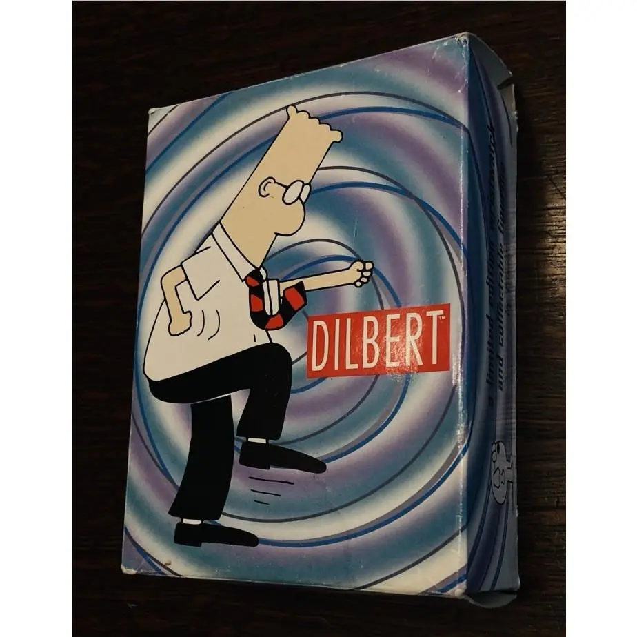 Dilbert LE  Watch Leather Band Figurine in T with Coa by Fossil
