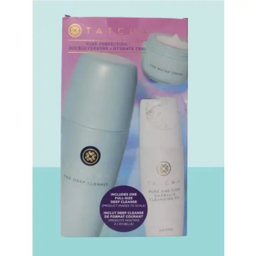Tatcha Pore Perfecting Double Cleanser + Hydrate Trio Set