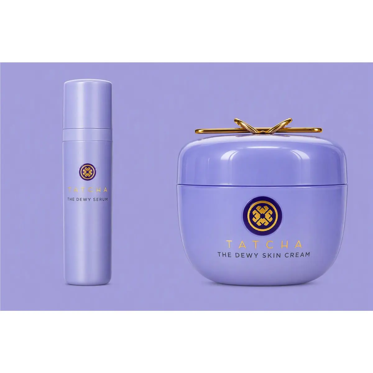 Skincare Dewy-bundle Serum 1 oz and Dewy Skin Cream 1.7 oz by Tatcha