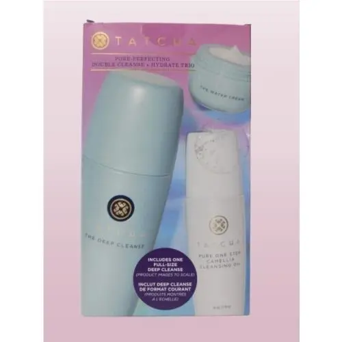 Pore Perfecting Double Cleanser + Hydrate Trio Set by Tatcha