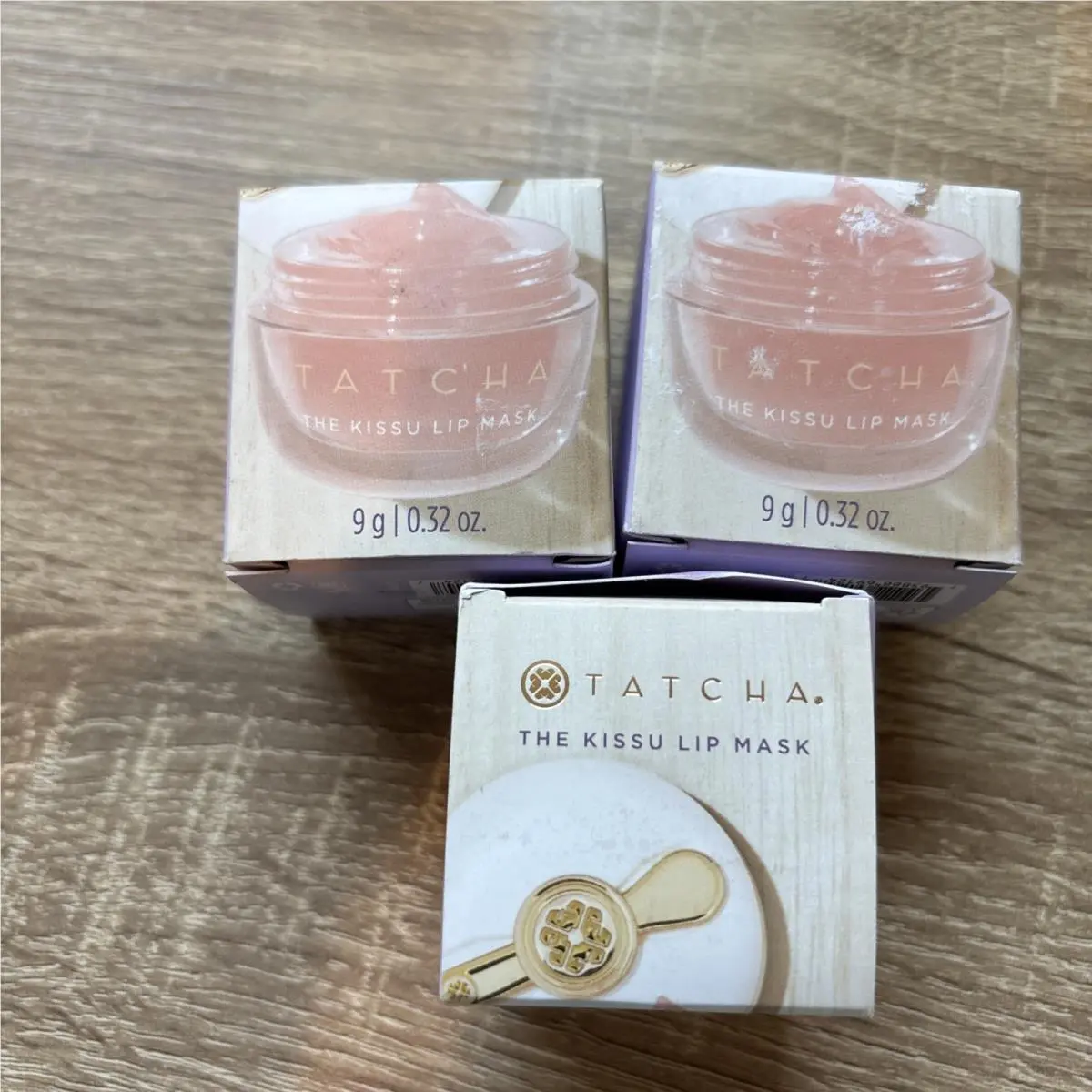 Lot OF 3  The Kissu Lip Mask 9 g 0.32 Oz by Tatcha