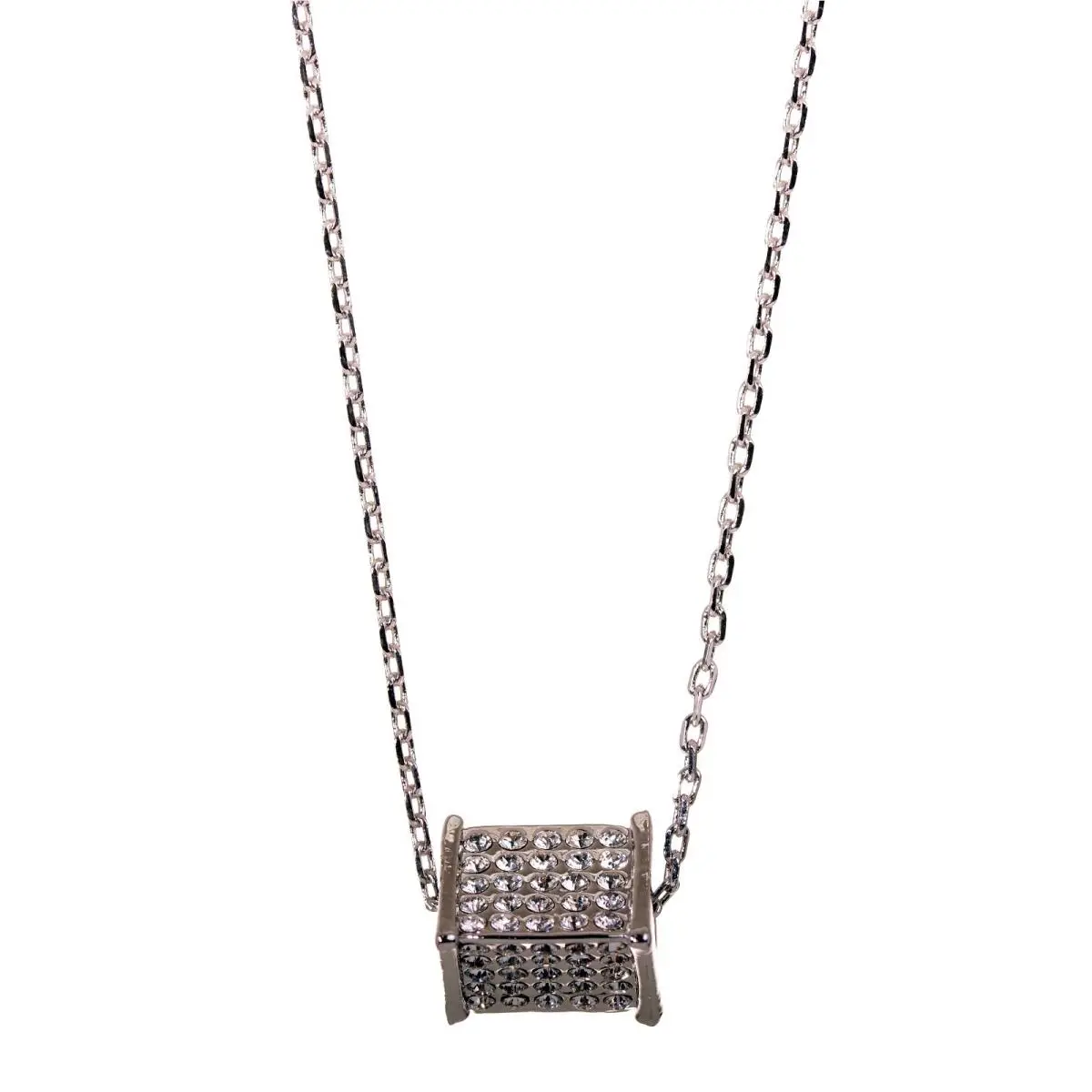 Crystals From  Prism Pendant Necklace Rhodium Plated 7234z by Swarovski