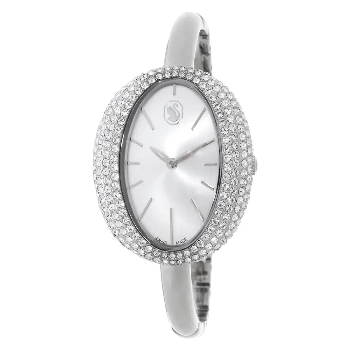 Imber Quartz Crystal Silver Dial Ladies Watch 5705419 by Swarovski