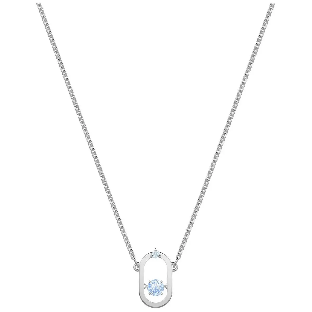 Blue Dancing Crystal North Necklace Rhodium Plating 5479118 by Swarovski