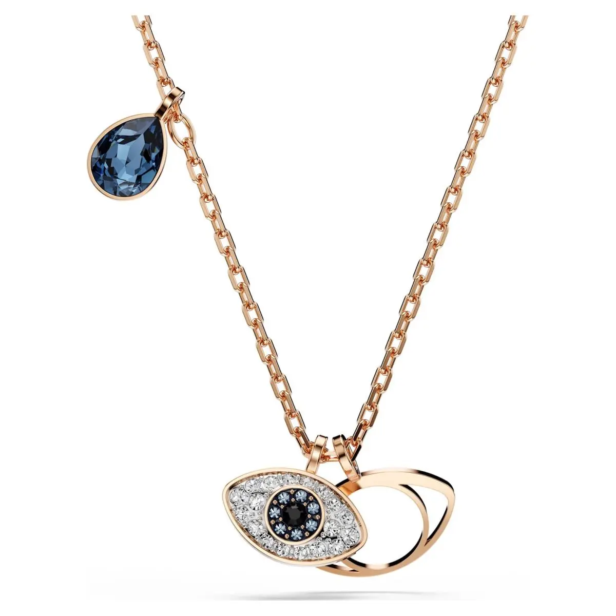 Symbolica Pendant Necklace Eye 18K Rose Gold Finish 5736984 by Swarovski