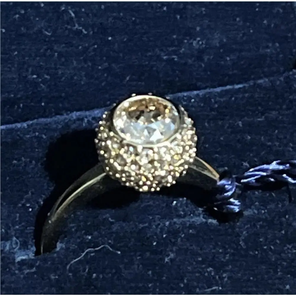 Swarovski Crystal Flirt Ring Gold Plated XLarge/60/9 -1023647