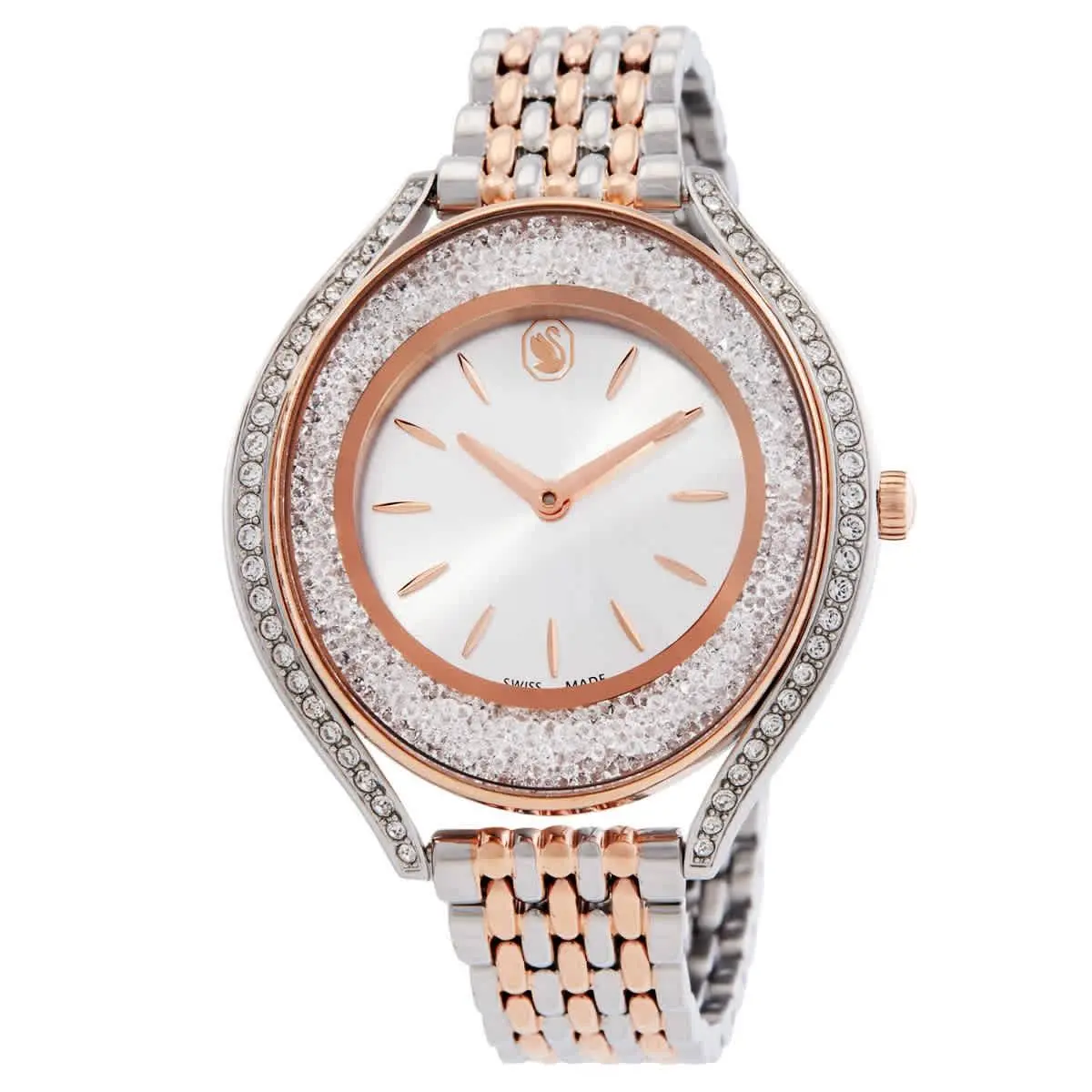 Swarovski Crystalline Quartz White Dial Ladies Watch 5730162