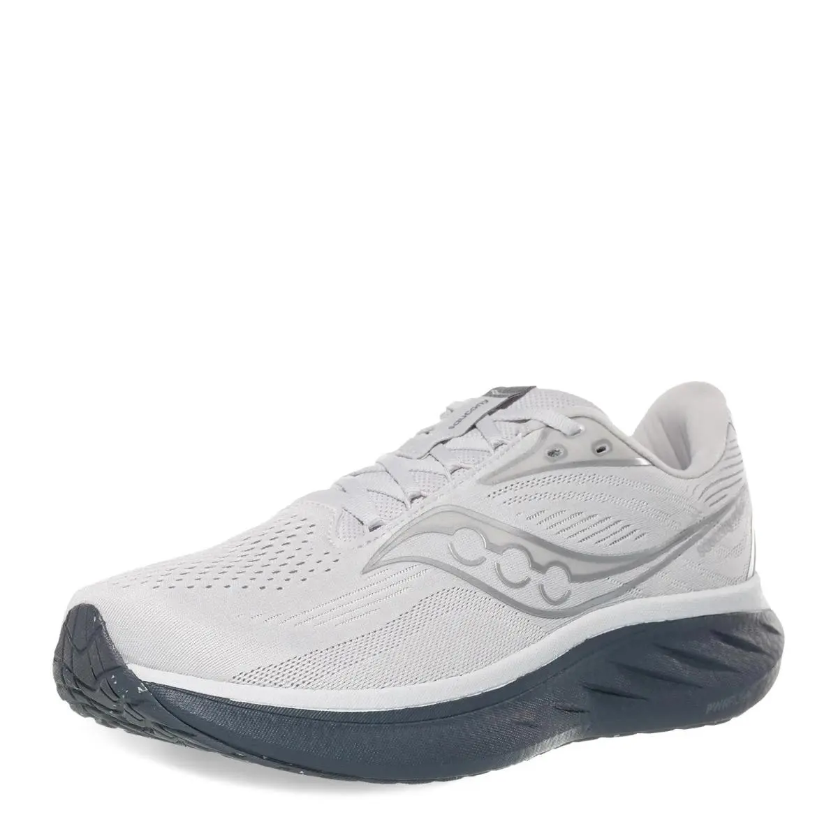 Men`s Saucony Ride 18 Running Shoe S21000-103 Cloud/shadow Fabric