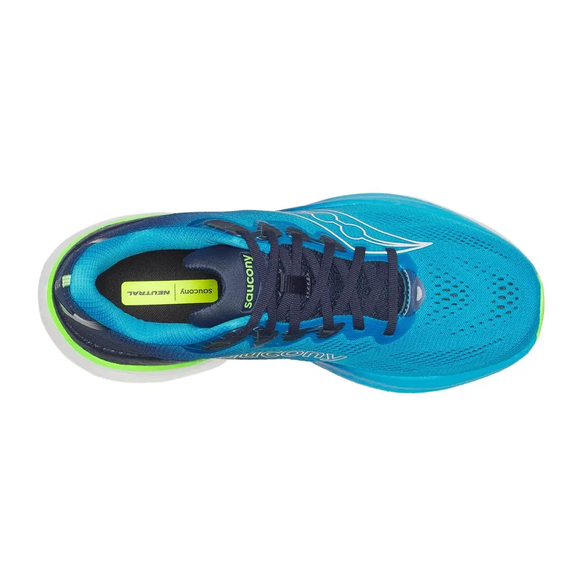Saucony shoes - Cobalt / Slime 10