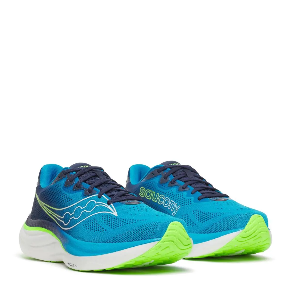 Saucony shoes - Cobalt / Slime 12