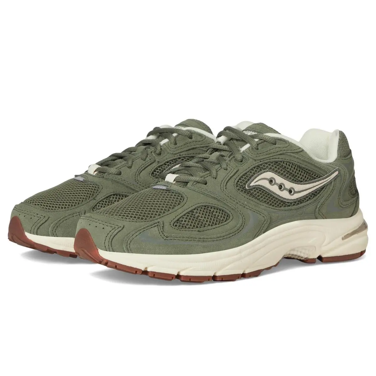 Saucony Unisex-adult Grid Jazz 9 Sneaker Olive/off-white Mens 10.5