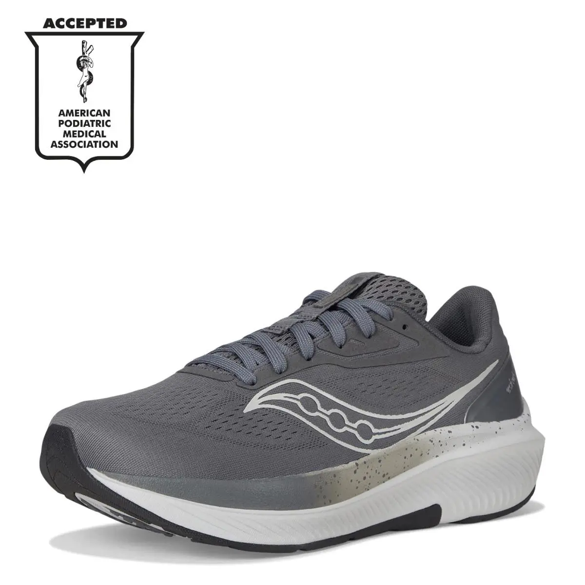 Men`s Saucony Echelon 10 Running Shoe S21044-104 Carbon Fabric-and-synthetic