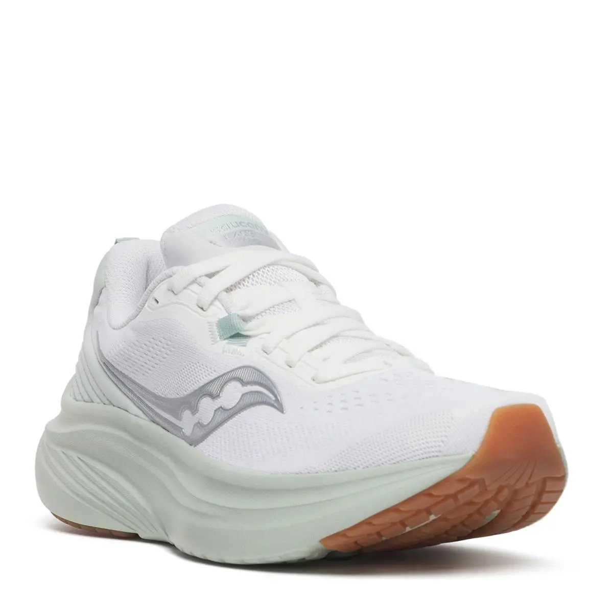 Women`s Saucony Lancer Run Running Shoe S11048-204 White/mist Fabric-and-synthe