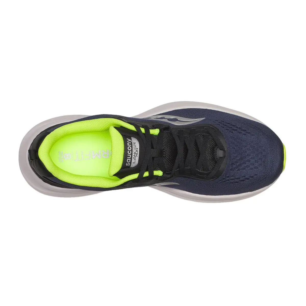 Saucony shoes - Navy / Citron 10