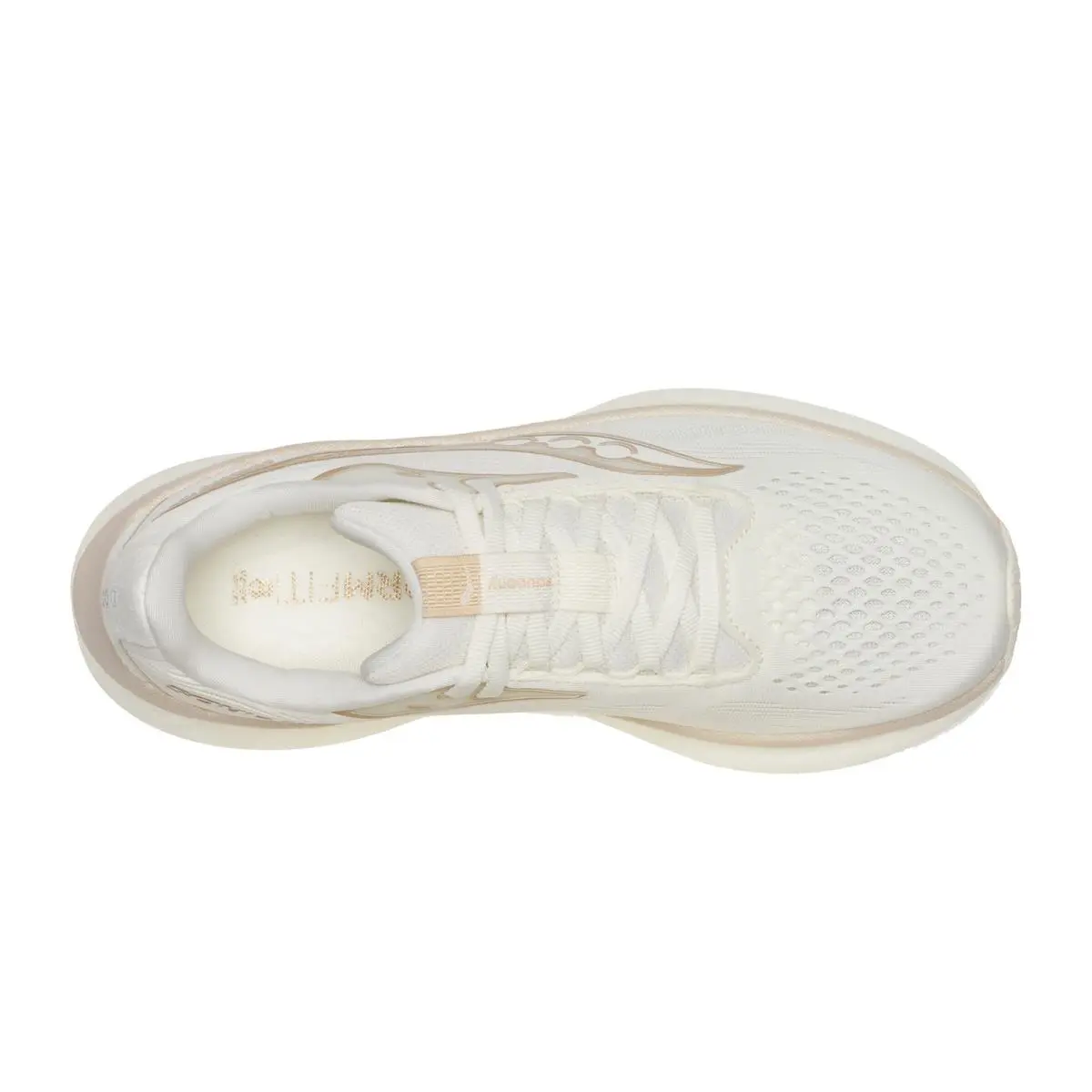 Saucony shoes - Saucony Ride 18 Wide - Ride Wide - S11001-104 - Ivory (UPC: 195020801284) 3
