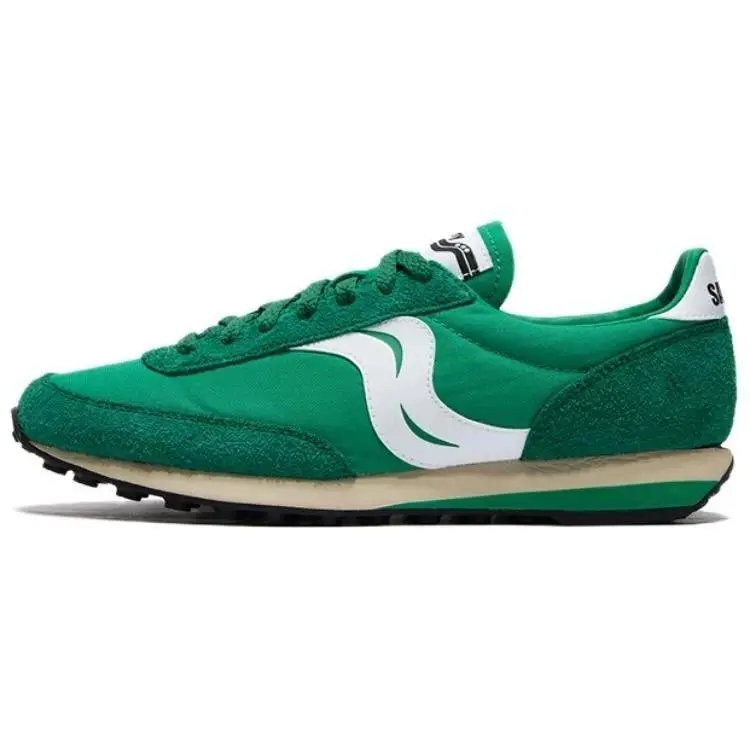 Mens 9.5- Saucony Trainer Endorphin Training 80 Running Shoes Green White Shoes