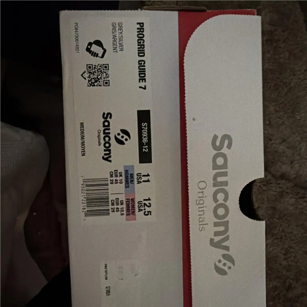 Saucony shoes - S7093612 - S70936-12 - Grey and Silver 3
