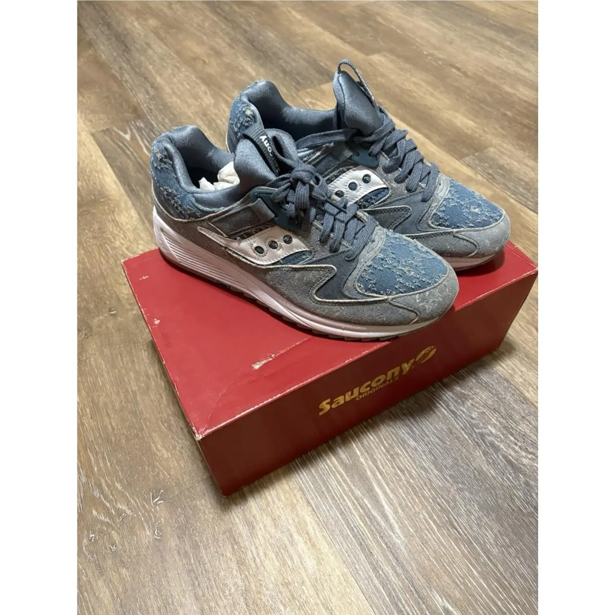 Saucony Grid 8500 MD Blue Denim Men’s Size 9 Usa