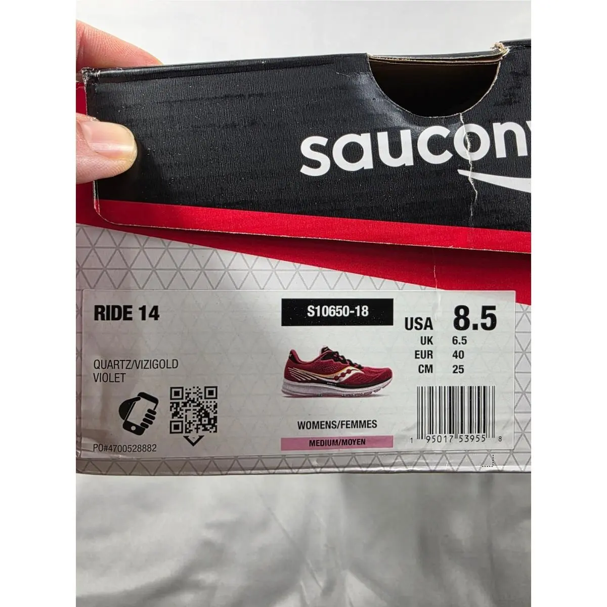 Saucony shoes - Saucony Ride 14 - Ride - Purple 1