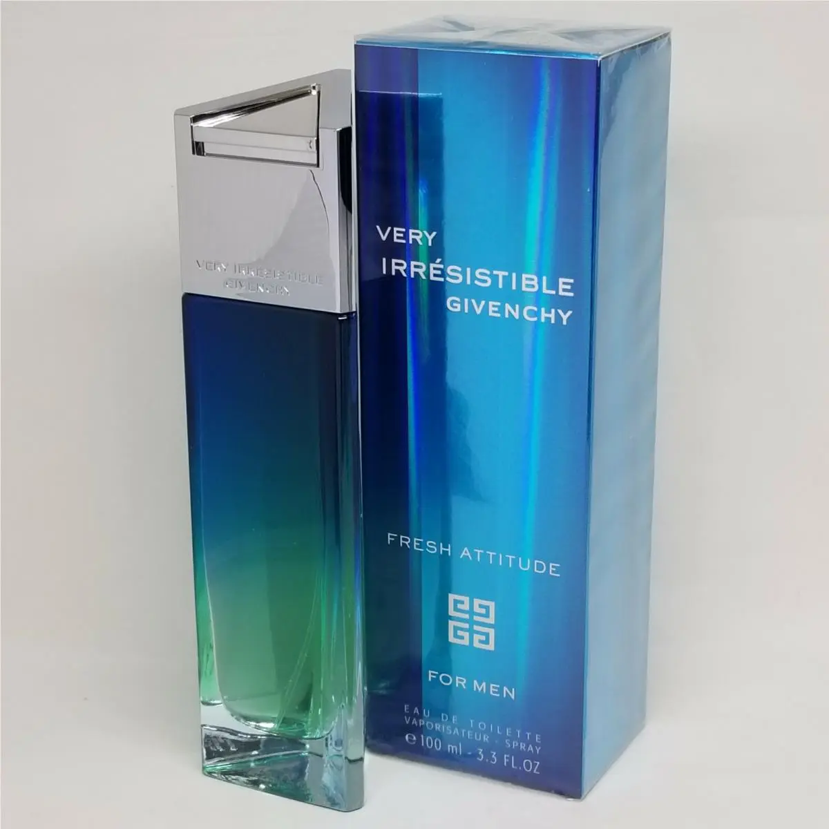 Very Irresistible Fresh Attitude  3.3 oz 100 ml Men Edt Spray Rare by Givenchy
