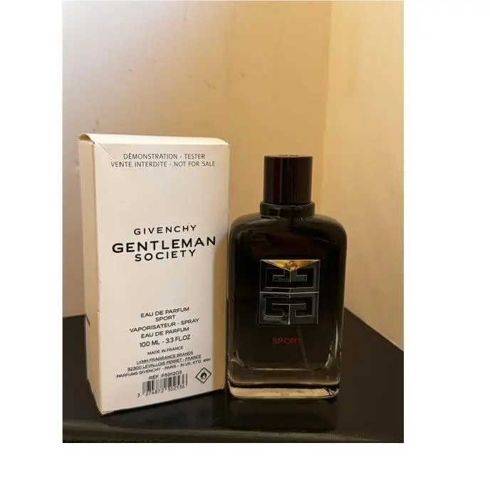 Givenchy Gentleman Society Sport 3.3oz. Eau de Parfum White Box with Cap Tester