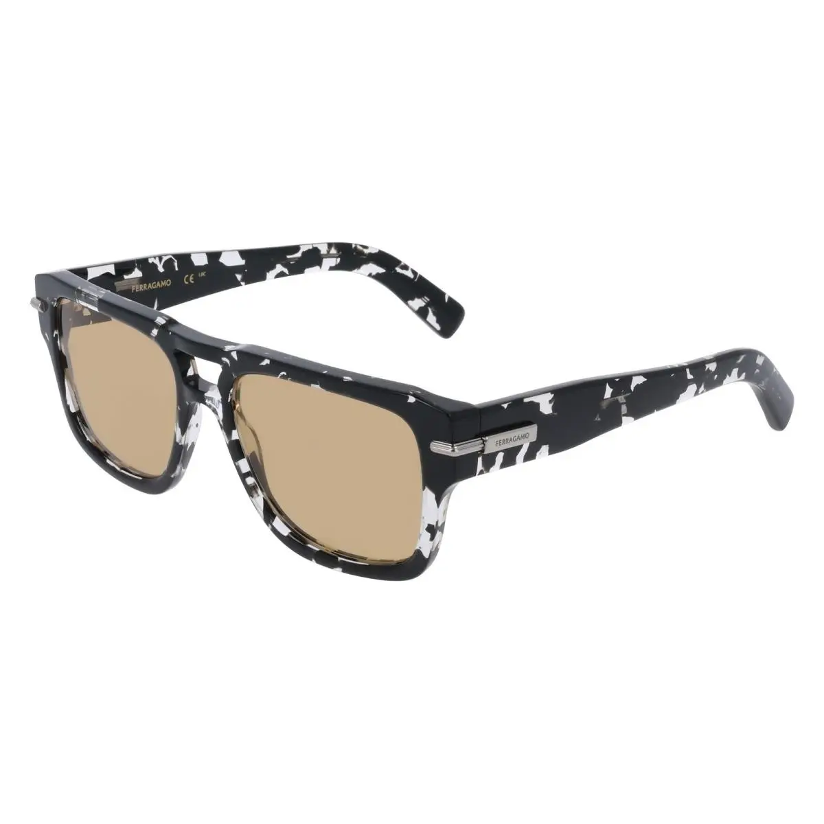 SF2070S Sunglasses 010 Black Tortoise by Salvatore Ferragamo