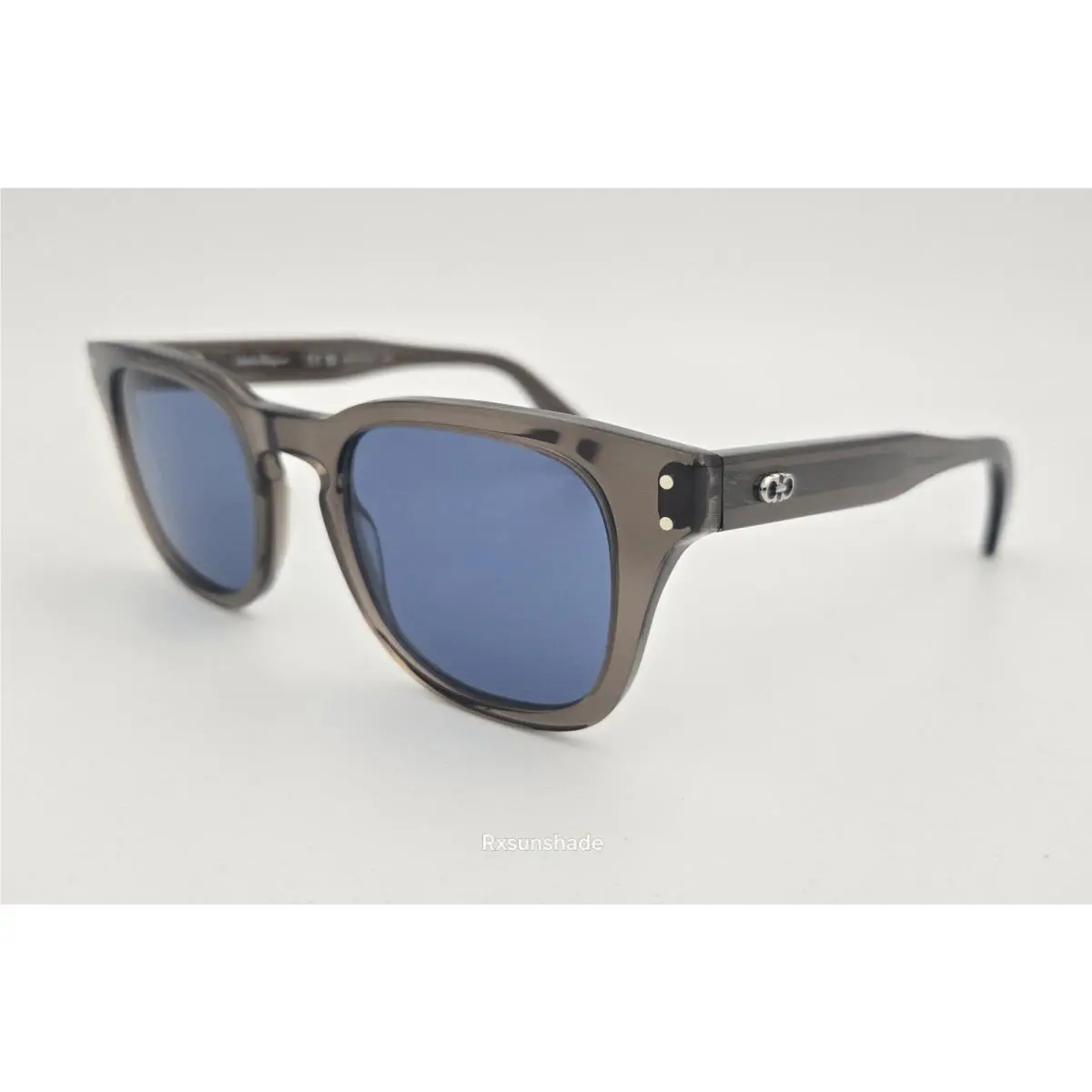 Sunglasses SF 1057S Color 232 Brown Blue Size 49 Square by Salvatore Ferragamo