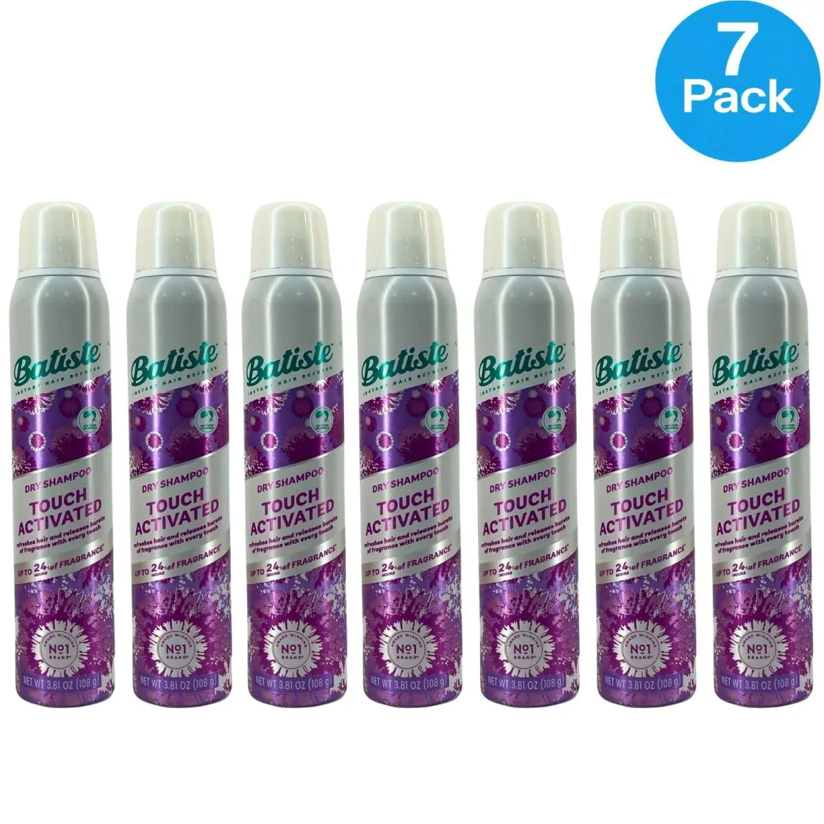 Batiste Touch Activated Dry Shampoo 3.81oz 7 Pack