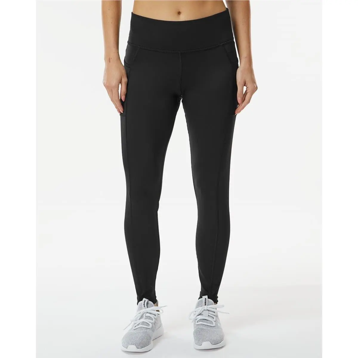 Adidas clothing - Black, Leggings: Black 2