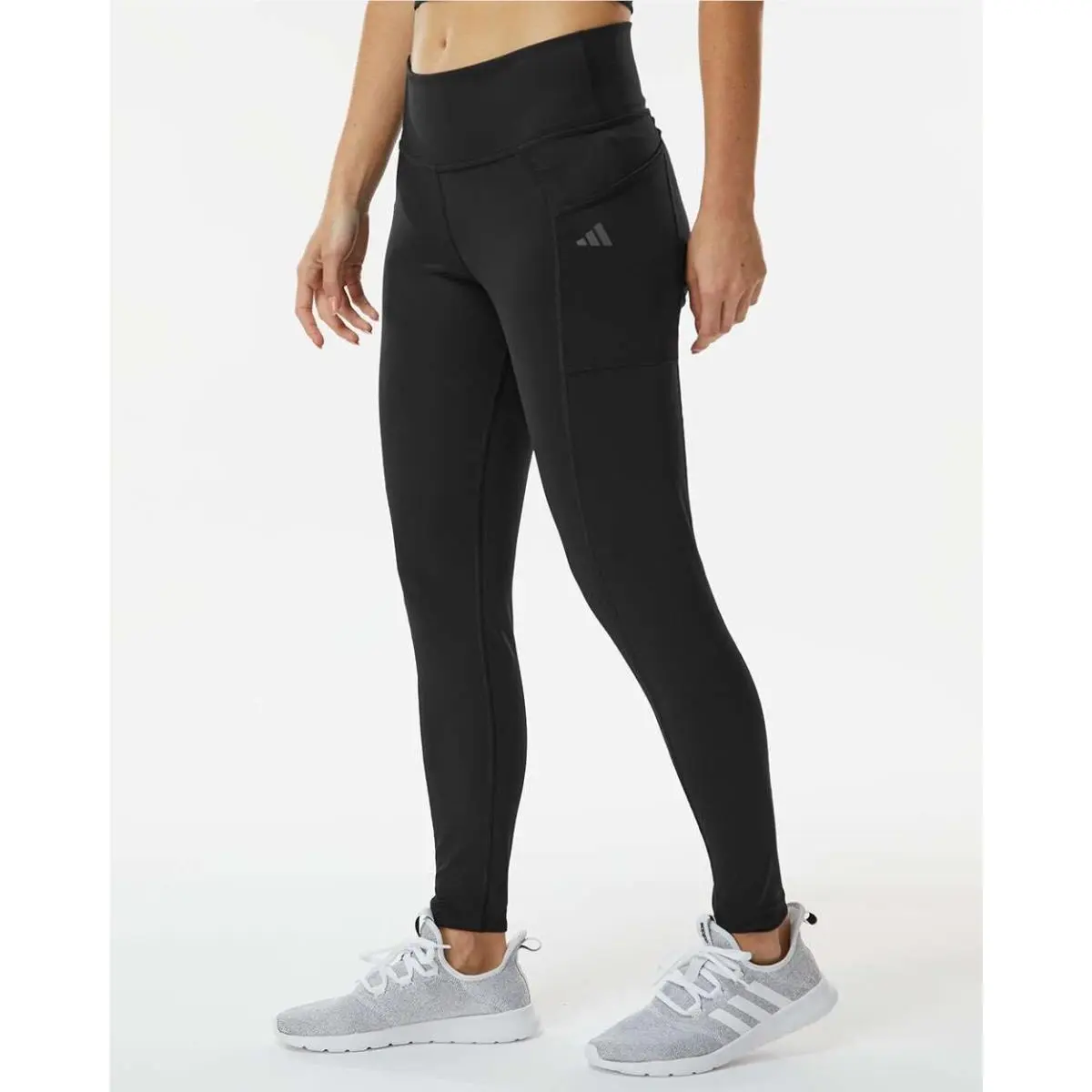 Adidas clothing - Black, Leggings: Black 5
