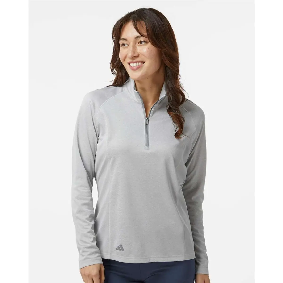 Adidas clothing - Black, Grey, Navy, Zip Pullover: Black Melange 12