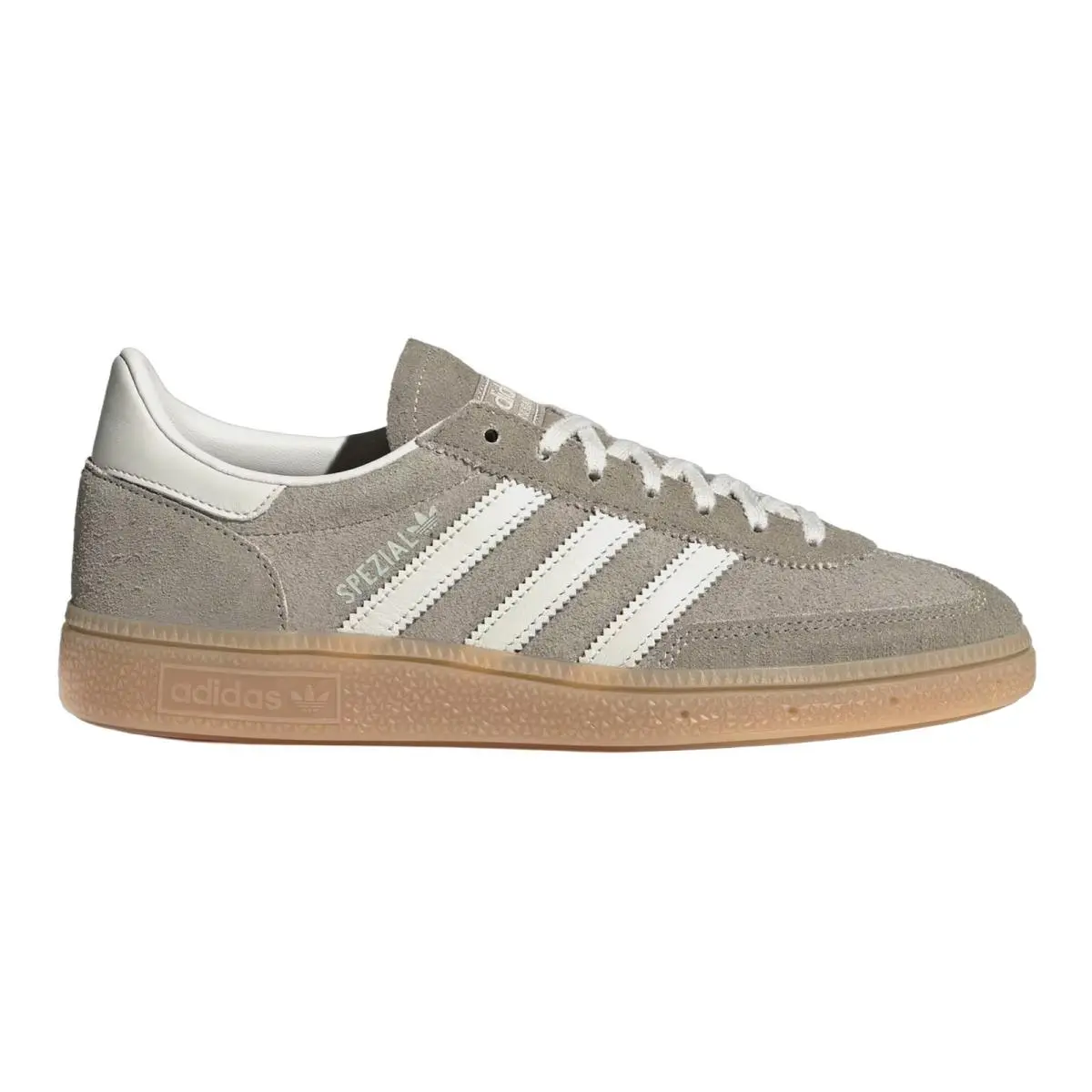 Adidas Handball Spezial Women 5-11 Lace Up Shoe Silver Pebble Orbit Grey JR0850