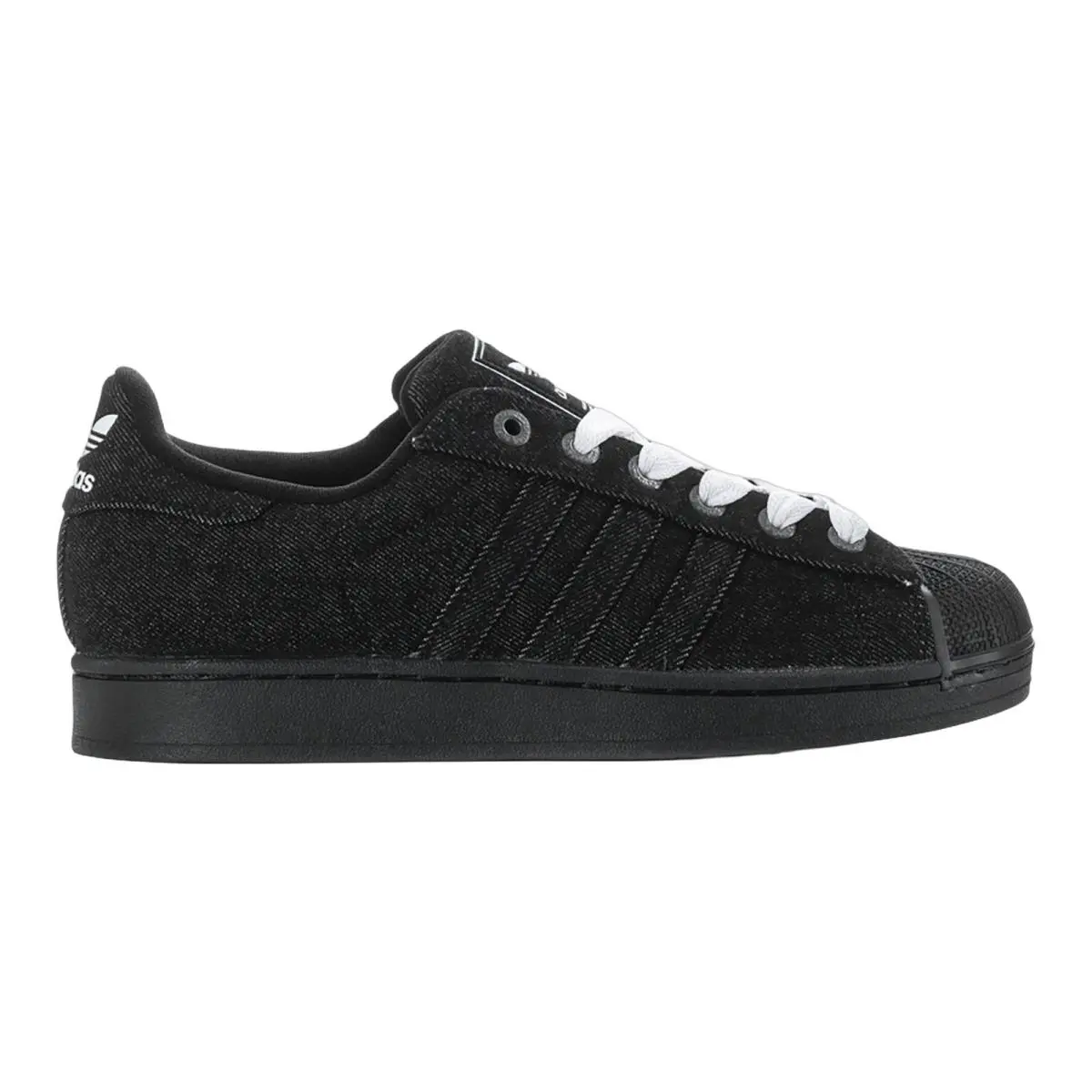 Adidas Superstar II Men 8-14 Lace Up Shoe Core Black Core Black Cloud JQ3211