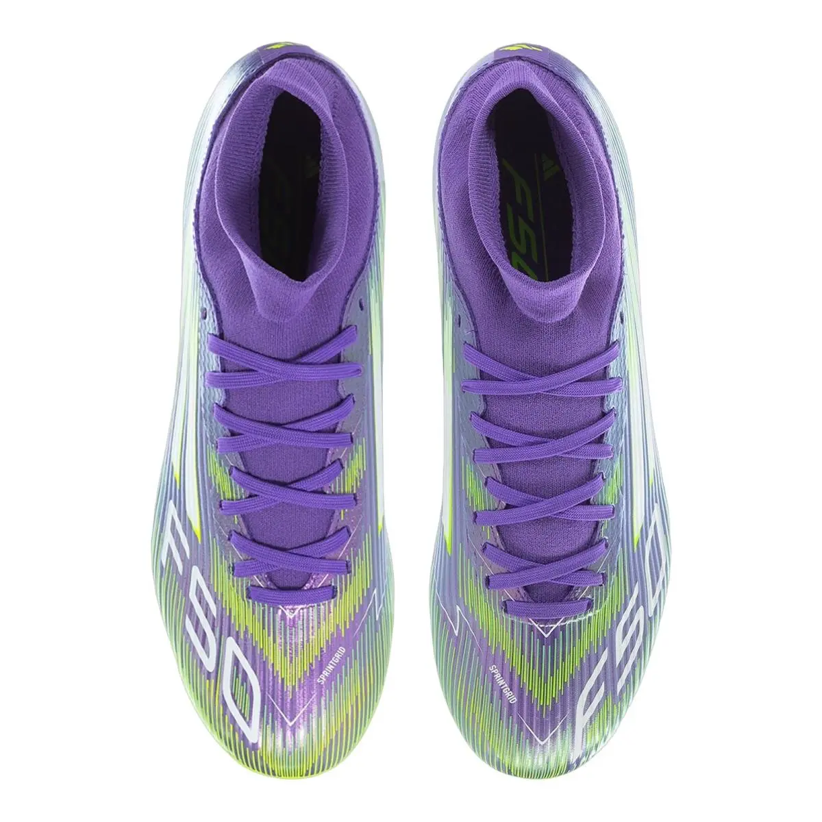 Adidas shoes - ADIDAS F50 League Mid FGxMG - Purple Rush/White/Lucid White/Lucid Lemon 1