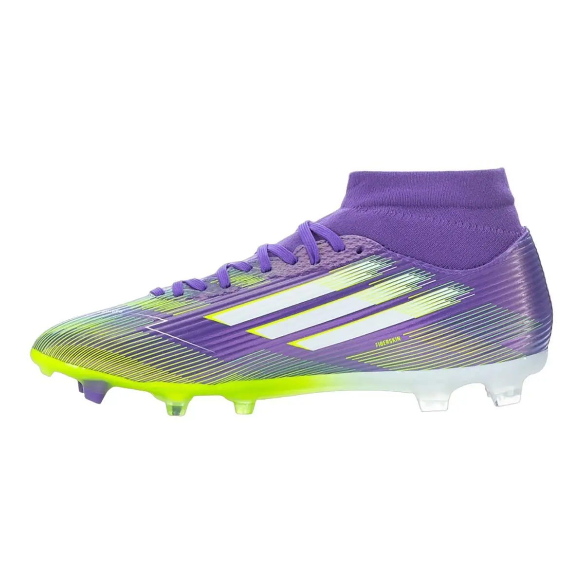 Adidas shoes - ADIDAS F50 League Mid FGxMG - Purple Rush/White/Lucid White/Lucid Lemon 3
