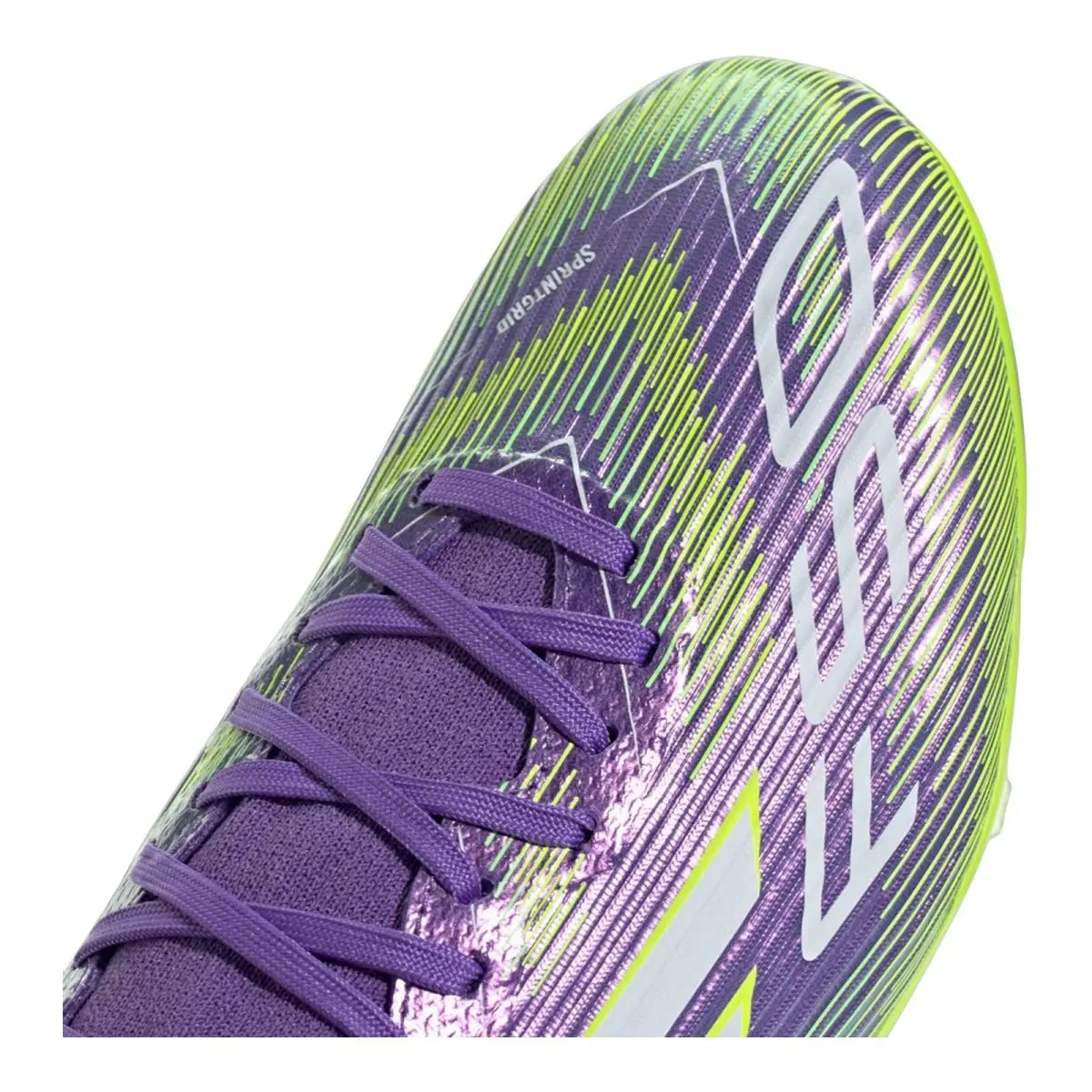 Adidas shoes - ADIDAS F50 League Mid FGxMG - Purple Rush/White/Lucid White/Lucid Lemon 5