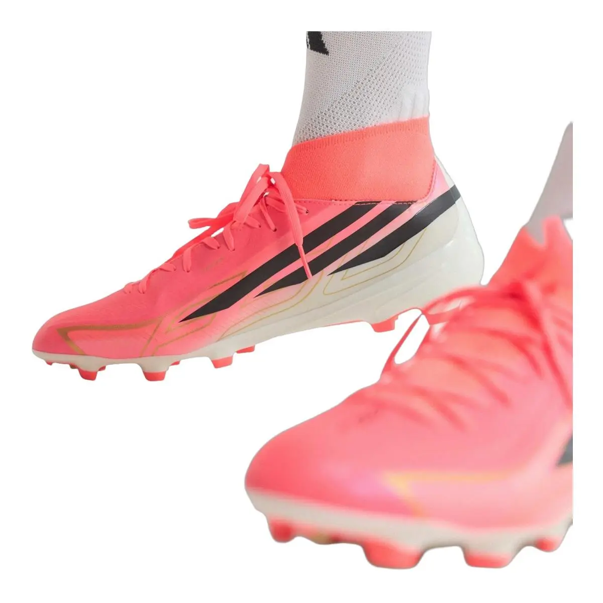 Adidas shoes - ADIDAS F50 League Mid FGxMG - Purple Rush/White/Lucid White/Lucid Lemon 48