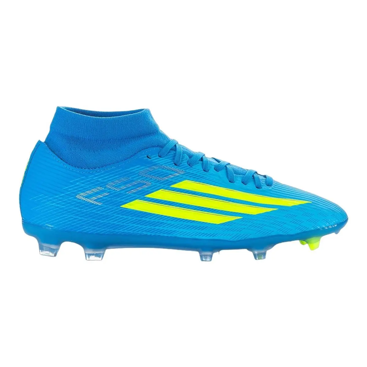 Adidas shoes - ADIDAS F50 League Mid FGxMG - Purple Rush/White/Lucid White/Lucid Lemon 23
