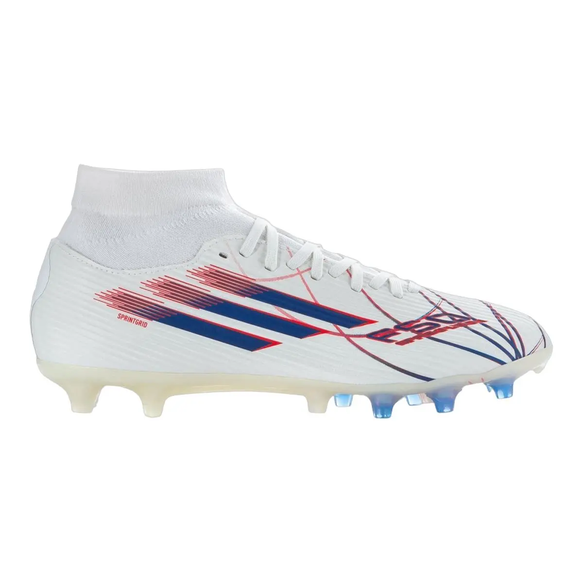 Adidas shoes - ADIDAS F50 League Mid FGxMG - Purple Rush/White/Lucid White/Lucid Lemon 31