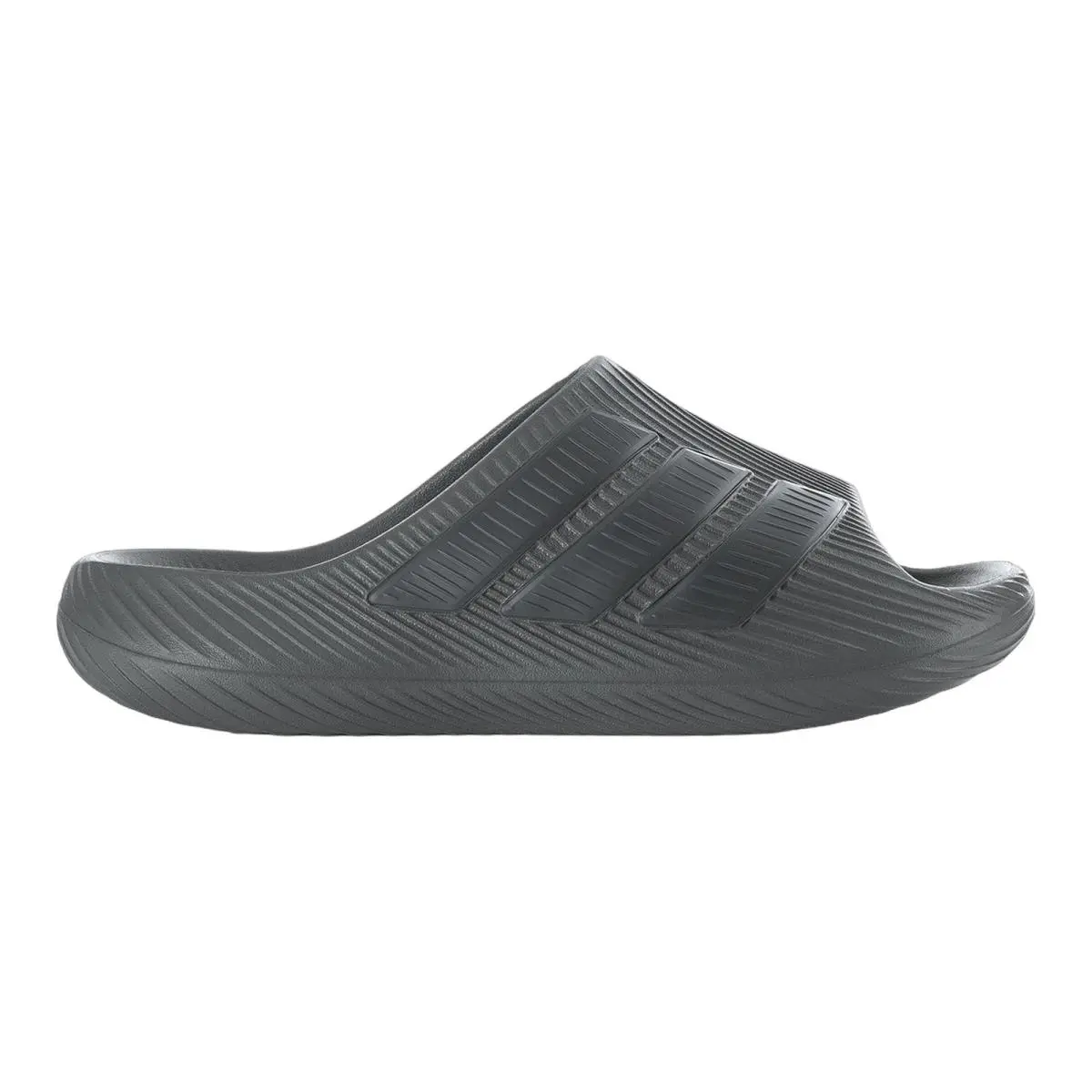 Purechill Pool Beach Slides Mens Size 8-14 Grey Four/Grey Six/Grey Four by Adidas