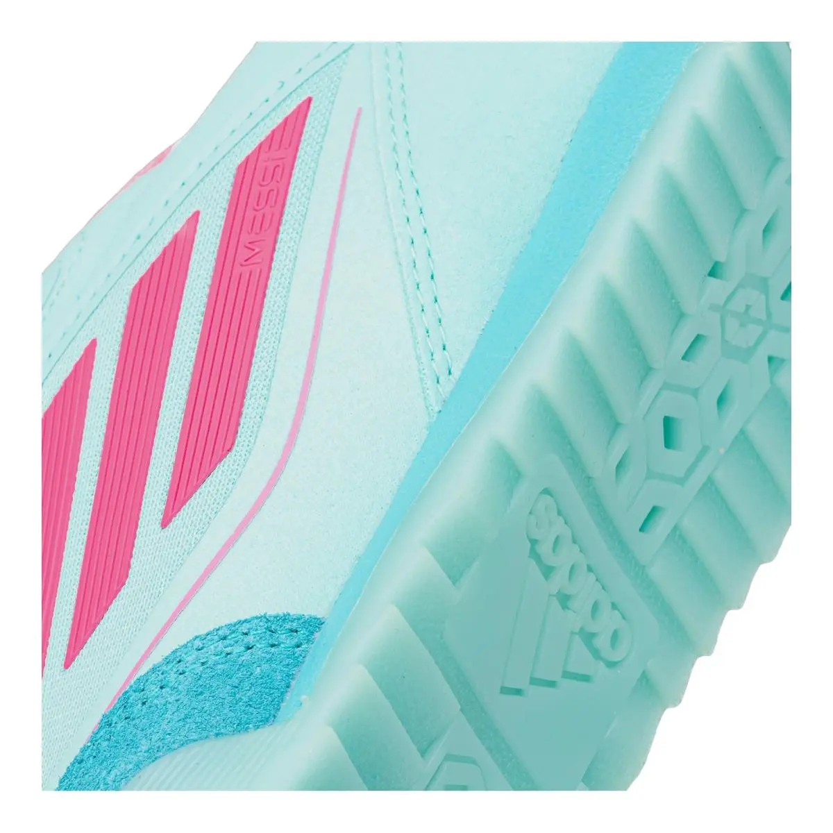Adidas shoes - F50 Messi Freestyle Indoor - Messi Freestyle Indoor - JH8831 - Flash Aqua/Lucid Pink/Lucid Cyan 1
